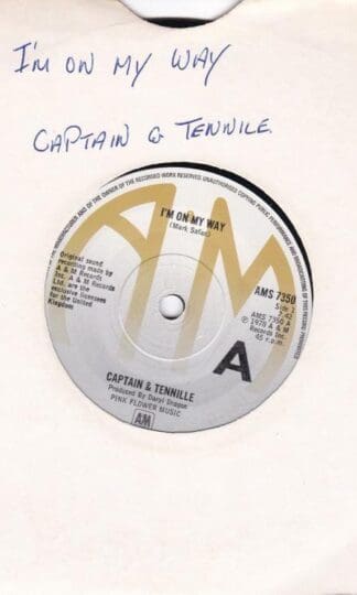 I'm On My Way/We Never Really Say Goodbye 7" : Captain & Tennille