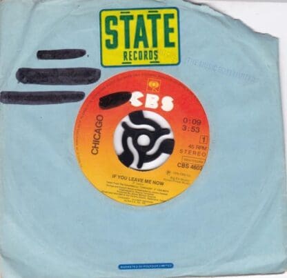 If You Leave Me Now/Together Again 7" : Chicago