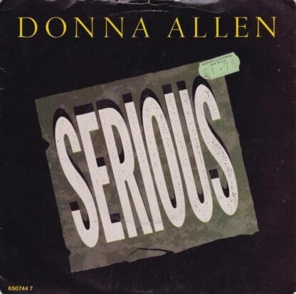Serious/ Bad Love 7" : Donna Allen