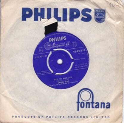 He's So Married/ Love Me In The Daytime 7" : Doris Day