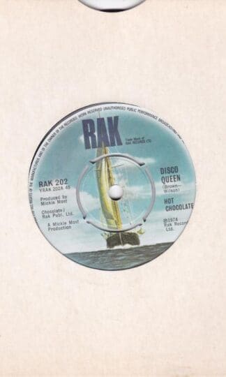 Disco Queen/ You're A Natural High 7" : Hot Chocolate