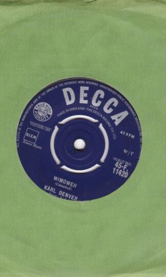 Wimoweh/ Gypsy Davy : Karl Denver