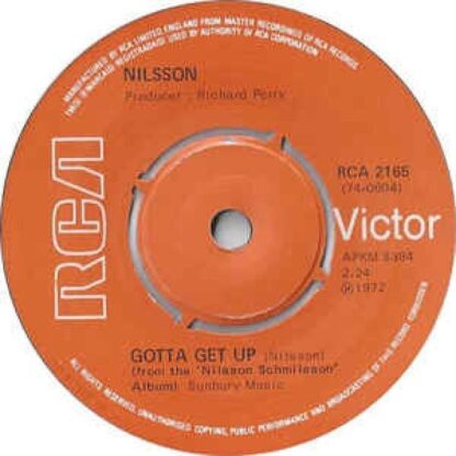 Without You/ Gotta Get Up 7" : Nilsson