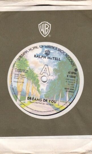 3Dreams Of You/Sweet Forgiveness 7" : Ralph McTell