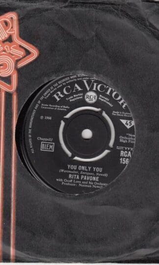 You Only You / Before You Go 7" : Rita Pavone