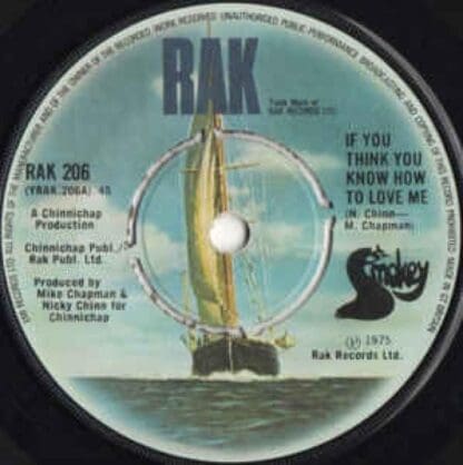 If You Think You Know How To Love Me 7" : Smokey