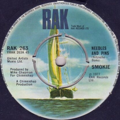 Needles And Pins/No One Could Ever Love You More 7" : Smokie