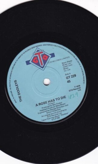 A Rose Has To Die/Hungry For Love 7" : The Dooleys