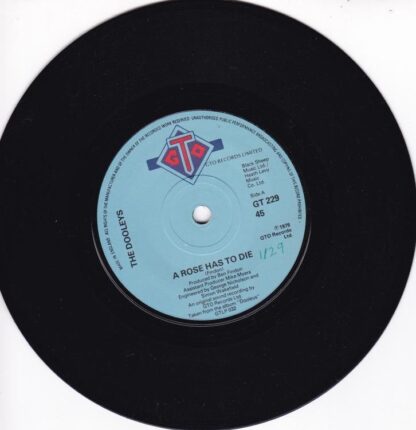 A Rose Has To Die/Hungry For Love 7" : The Dooleys