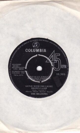 Genie With The Light Brown Lamp/ Little Princess 7" : The Shadows