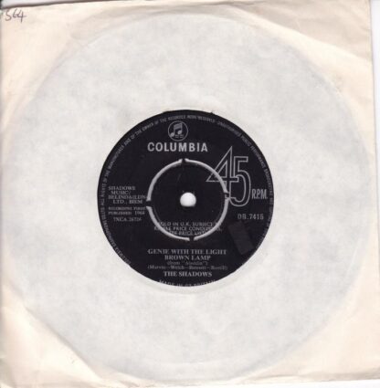 Genie With The Light Brown Lamp/ Little Princess 7" : The Shadows