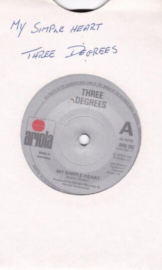My Simple Heart/Hot Summer Night 7" : The Three Degrees