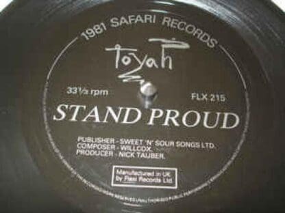 Stand Proud 7" : Toyah
