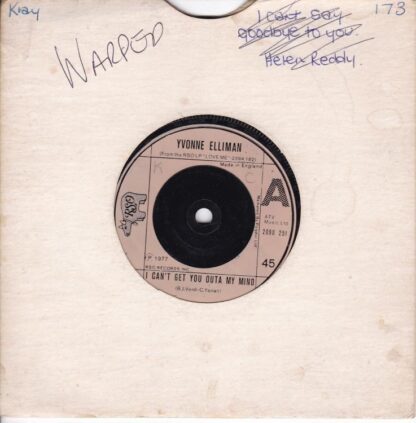 I Can't Get You Outa My Mind 7" : Yvonne Elliman