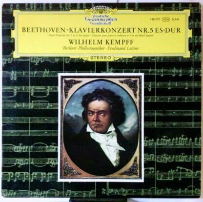 Beethoven Piano Concerto 5 Klavierkonzert (138 777)  by Wilhelm Kempff