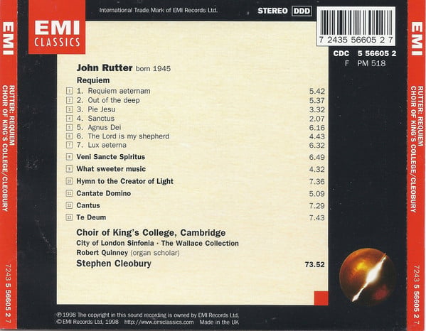 John Rutter, The King's College Choir Of Cambridge, Stephen Cleobury-1