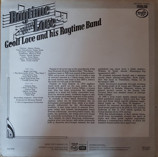 Geoff Love And His Ragtime Band-1