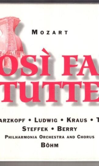 Mozart. Così Fan Tutte:Karl Böhm