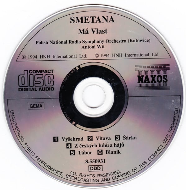 Bedřich Smetana, Wielka Orkiestra Symfoniczna Polskiego Radia W Katowicach, Antoni Wit-2