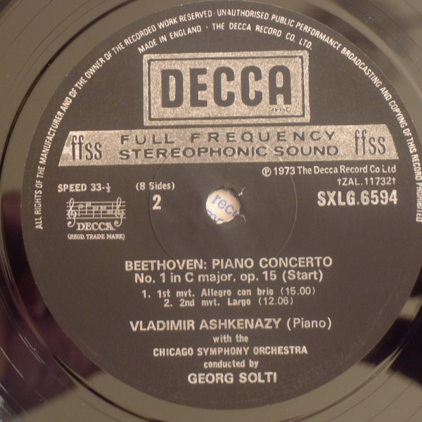 Ludwig van Beethoven, Vladimir Ashkenazy, Chicago Symphony Orchestra, Georg Solti-3