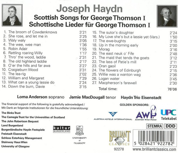 Joseph Haydn - Lorna Anderson, Jamie MacDougall, Haydn Trio Eisenstadt-1