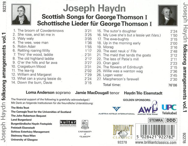 Joseph Haydn - Lorna Anderson, Jamie MacDougall, Haydn Trio Eisenstadt-2