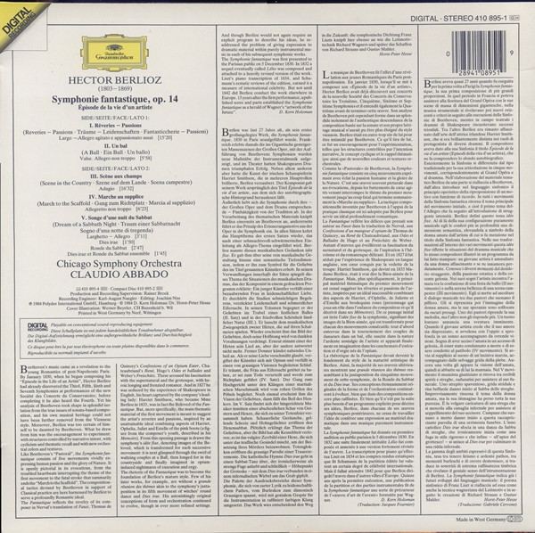 Hector Berlioz, Chicago Symphony Orchestra, Claudio Abbado-1