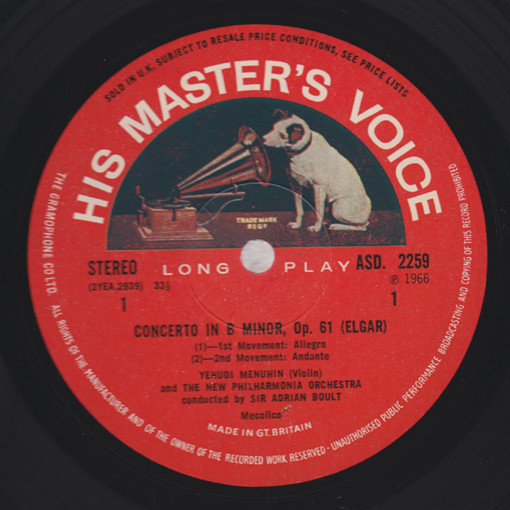 Yehudi Menuhin, Sir Adrian Boult - Sir Edward Elgar-2