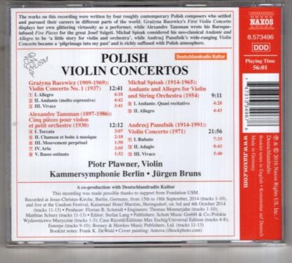 Polish Violin Concertos:Piotr Pławner - Image 2