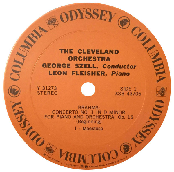Leon Fleisher / George Szell, Johannes Brahms, The Cleveland Orchestra-2