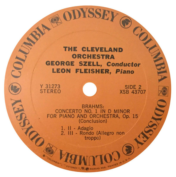 Leon Fleisher / George Szell, Johannes Brahms, The Cleveland Orchestra-3