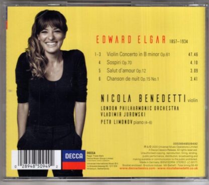 Elgar. Violin Concerto:Nicola Benedetti - Image 2