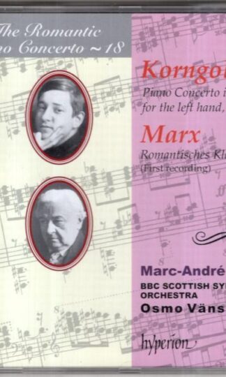 Korngold & Marx:Marc-André Hamelin