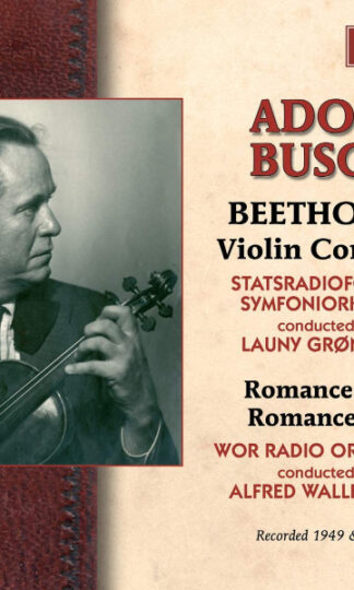 Adolf Busch - Ludwig van Beethoven - Statsradiofoniens Symfoniorkester, Launy Grøndahl, WOR Radio Orchestra, Alfred Wallenstein-0