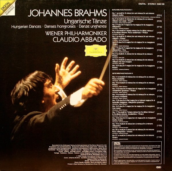 Johannes Brahms - Wiener Philharmoniker, Claudio Abbado-3
