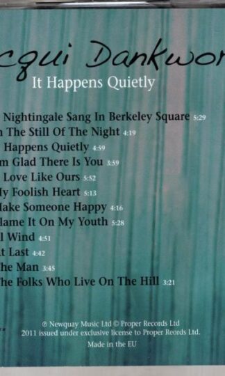 It Happens Quietly:Jacqueline Dankworth