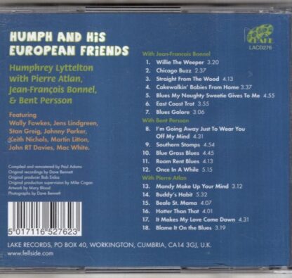 Humph & His European Friends:Humphrey Lyttelton - Image 2