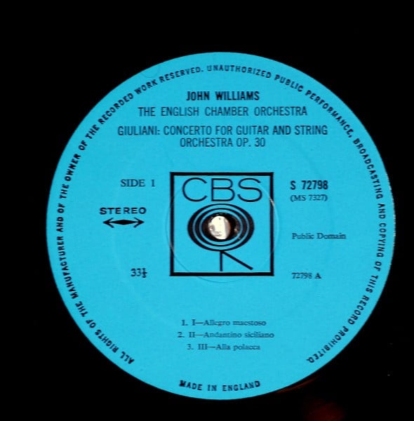 Antonio Vivaldi / Mauro Giuliani (2), John Williams (7), English Chamber Orchestra-2