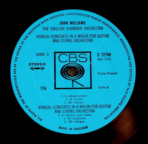 Antonio Vivaldi / Mauro Giuliani (2), John Williams (7), English Chamber Orchestra-3