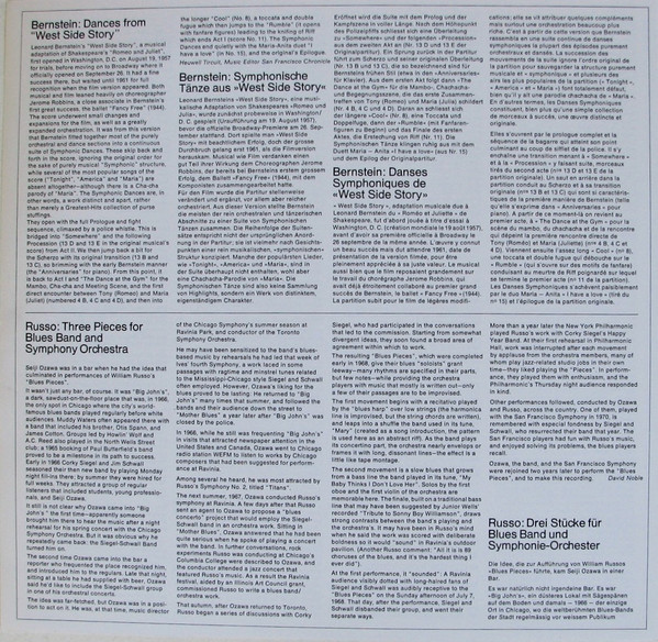 Leonard Bernstein / Bill Russo, The Siegel-Schwall Band, San Francisco Symphony · Seiji Ozawa-4