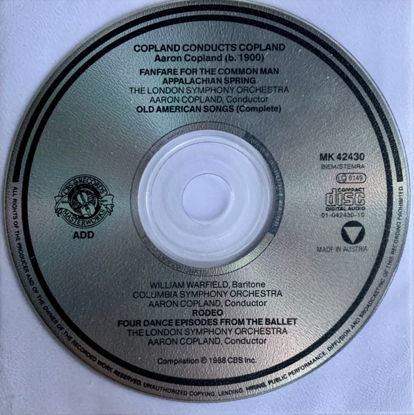 Aaron Copland - London Symphony Orchestra, Columbia Symphony Orchestra-2