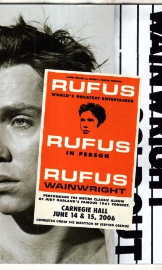 Rufus Does Judy At Carnegie Hall:Rufus Wainwright
