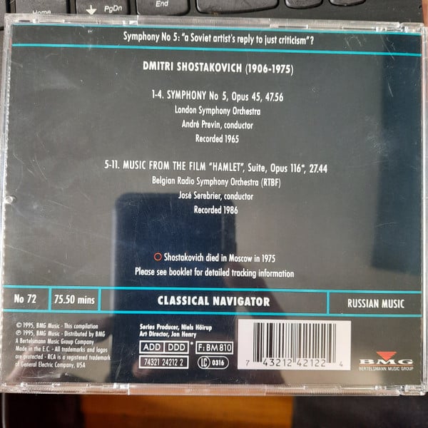 Dmitri Shostakovich - London Symphony Orchestra, André Previn / Orchestre Symphonique De La RTBF, Jose Serebrier-3