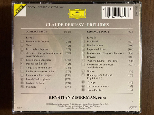 Claude Debussy, Krystian Zimerman-1