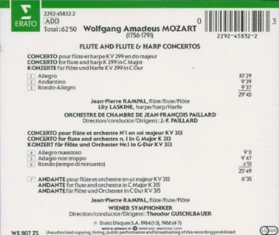 Wolfgang Amadeus Mozart - Jean-Pierre Rampal / Lily Laskine / Jean-François Paillard / Theodor Guschlbauer-1