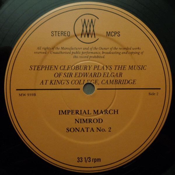 Stephen Cleobury, Sir Edward Elgar-3