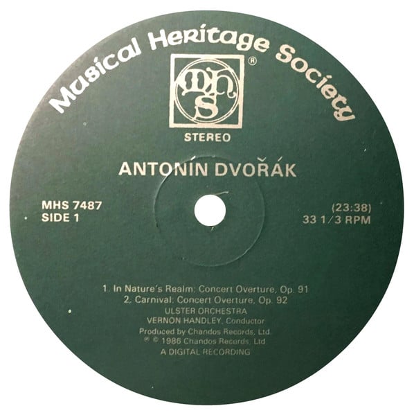 Antonín Dvořák / Ulster Orchestra, Vernon Handley-2