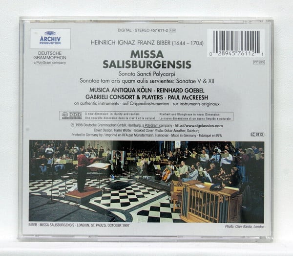 Heinrich Ignaz Franz Biber - Musica Antiqua Köln · Reinhard Goebel · Gabrieli Consort · Paul McCreesh-3