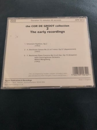 Cor de Groot, Robert Schumann, Ludwig van Beethoven, Concertgebouworkest, Willem Mengelberg-3