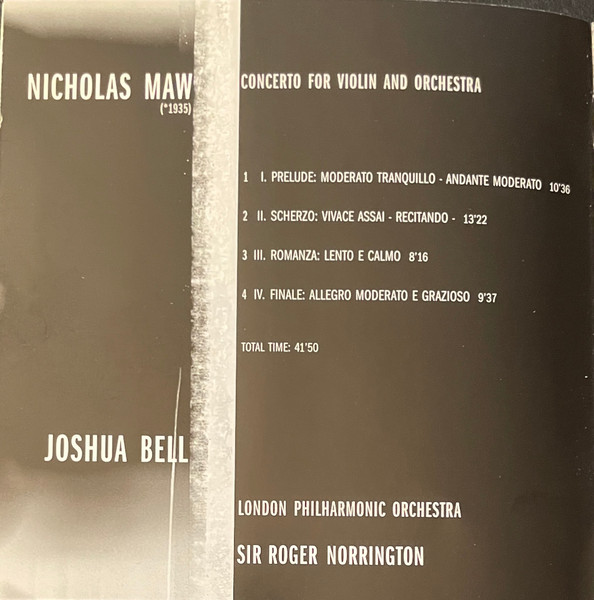 Nicholas Maw / Joshua Bell / London Philharmonic Orchestra-4